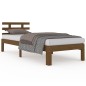 vidaXL Estructura de cama madera maciza marrón miel 90x200 cm vidaXL Estructura de cama madera maciza marrón miel 90x200 cm