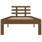 vidaXL Estructura de cama madera maciza marrón miel 90x200 cm vidaXL Estructura de cama madera maciza marrón miel 90x200 cm