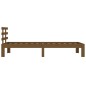 vidaXL Estructura de cama madera maciza marrón miel 90x200 cm vidaXL Estructura de cama madera maciza marrón miel 90x200 cm