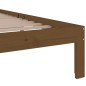 vidaXL Estructura de cama madera maciza marrón miel 90x200 cm vidaXL Estructura de cama madera maciza marrón miel 90x200 cm