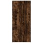 vidaXL Mueble zapatero madera contrachapada roble humo 80x35,5x180 cm vidaXL Mueble zapatero madera contrachapada roble humo 80x35,5x180 cm