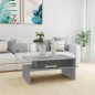vidaXL Mesa de centro madera contrachapada gris Sonoma 90x60x42,5 cm