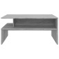 vidaXL Mesa de centro madera contrachapada gris Sonoma 90x60x42,5 cm
