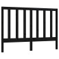vidaXL Cabecero de cama madera maciza de pino negro 156x4x100 cm vidaXL Cabecero de cama madera maciza de pino negro 156x4x100 cm