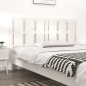 vidaXL Cabecero de cama madera maciza de pino blanco 155,5x4x100 cm vidaXL Cabecero de cama madera maciza de pino blanco 155,5x4x100 cm