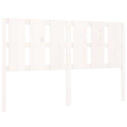 vidaXL Cabecero de cama madera maciza de pino blanco 155,5x4x100 cm