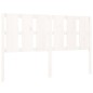 vidaXL Cabecero de cama madera maciza de pino blanco 155,5x4x100 cm vidaXL Cabecero de cama madera maciza de pino blanco 155,5x4x100 cm