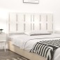 vidaXL Cabecero de cama madera maciza de pino blanco 155,5x4x100 cm vidaXL Cabecero de cama madera maciza de pino blanco 155,5x4x100 cm