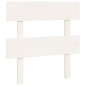 vidaXL Cabecero de cama madera maciza de pino blanco 103,5x3x81 cm vidaXL Cabecero de cama madera maciza de pino blanco 103,5x3x81 cm