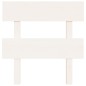vidaXL Cabecero de cama madera maciza de pino blanco 103,5x3x81 cm vidaXL Cabecero de cama madera maciza de pino blanco 103,5x3x81 cm