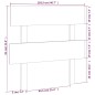vidaXL Cabecero de cama madera maciza de pino blanco 103,5x3x81 cm vidaXL Cabecero de cama madera maciza de pino blanco 103,5x3x81 cm