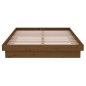 vidaXL Estructura de cama madera maciza marrón miel 120x200 cm vidaXL Estructura de cama madera maciza marrón miel 120x200 cm