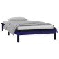 vidaXL Estructura de cama con LED madera maciza negra 75x190 cm vidaXL Estructura de cama con LED madera maciza negra 75x190 cm