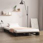 vidaXL Estructura de cama madera maciza de pino negro 90x200 cm