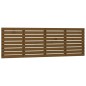 vidaXL Cabecero cama pared madera maciza pino marrón miel 206x3x63 cm vidaXL Cabecero cama pared madera maciza pino marrón miel 206x3x63 cm