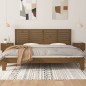 vidaXL Cabecero cama pared madera maciza pino marrón miel 206x3x63 cm vidaXL Cabecero cama pared madera maciza pino marrón miel 206x3x63 cm