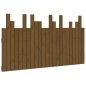 vidaXL Cabecero cama pared madera maciza pino marrón miel 146,5x3x80cm vidaXL Cabecero cama pared madera maciza pino marrón miel 146,5x3x80cm