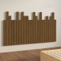 vidaXL Cabecero cama pared madera maciza pino marrón miel 146,5x3x80cm vidaXL Cabecero cama pared madera maciza pino marrón miel 146,5x3x80cm