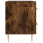 vidaXL Mesita de noche madera ingeniería roble ahumado 40x35x47,5 cm vidaXL Mesita de noche madera ingeniería roble ahumado 40x35x47,5 cm