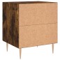 vidaXL Mesita de noche madera ingeniería roble ahumado 40x35x47,5 cm vidaXL Mesita de noche madera ingeniería roble ahumado 40x35x47,5 cm
