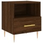 vidaXL Mesita de noche madera de ingeniería roble marrón 40x35x47,5 cm vidaXL Mesita de noche madera de ingeniería roble marrón 40x35x47,5 cm