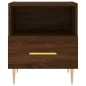 vidaXL Mesita de noche madera de ingeniería roble marrón 40x35x47,5 cm vidaXL Mesita de noche madera de ingeniería roble marrón 40x35x47,5 cm