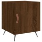 vidaXL Mesita de noche madera de ingeniería marrón roble 40x40x50 cm vidaXL Mesita de noche madera de ingeniería marrón roble 40x40x50 cm