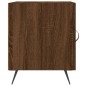 vidaXL Mesita de noche madera de ingeniería marrón roble 40x40x50 cm vidaXL Mesita de noche madera de ingeniería marrón roble 40x40x50 cm