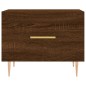 vidaXL Mesa de centro madera contrachapada roble marrón 50x50x40 cm vidaXL Mesa de centro madera contrachapada roble marrón 50x50x40 cm