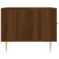 vidaXL Mesa de centro madera contrachapada roble marrón 50x50x40 cm vidaXL Mesa de centro madera contrachapada roble marrón 50x50x40 cm