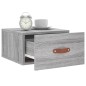 vidaXL Mesita de noche de pared color gris Sonoma 35x35x20 cm vidaXL Mesita de noche de pared color gris Sonoma 35x35x20 cm