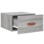 vidaXL Mesita de noche de pared color gris Sonoma 35x35x20 cm vidaXL Mesita de noche de pared color gris Sonoma 35x35x20 cm