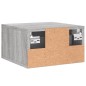 vidaXL Mesita de noche de pared color gris Sonoma 35x35x20 cm vidaXL Mesita de noche de pared color gris Sonoma 35x35x20 cm