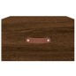 vidaXL Mesita de noche de pared color roble marrón 35x35x20 cm vidaXL Mesita de noche de pared color roble marrón 35x35x20 cm