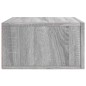 vidaXL Mesita de noche de pared color gris Sonoma 35x35x20 cm