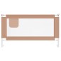 vidaXL Barandilla de seguridad cama de niño gris taupe tela 150x25 cm vidaXL Barandilla de seguridad cama de niño gris taupe tela 150x25 cm