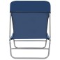 vidaXL Tumbonas plegables 2 unidades acero y tela azul vidaXL Tumbonas plegables 2 unidades acero y tela azul