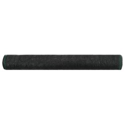 vidaXL Toldo para pista de tenis HDPE 1,2x100 m negro