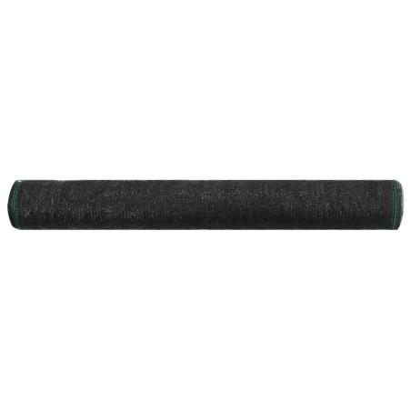 vidaXL Toldo para pista de tenis HDPE 1,2x100 m negro