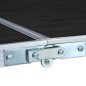 vidaXL Mesa de camping plegable de aluminio gris 240x60 cm vidaXL Mesa de camping plegable de aluminio gris 240x60 cm