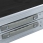 vidaXL Mesa de camping plegable de aluminio gris 240x60 cm vidaXL Mesa de camping plegable de aluminio gris 240x60 cm