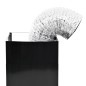 vidaXL Campana extractora pared 90 cm acero inoxidable 756 m³/h negro vidaXL Campana extractora pared 90 cm acero inoxidable 756 m³/h negro