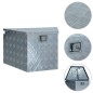 vidaXL Caja de aluminio 737/381x410x460 mm plateada vidaXL Caja de aluminio 737/381x410x460 mm plateada