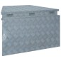 vidaXL Caja de aluminio 737/381x410x460 mm plateada vidaXL Caja de aluminio 737/381x410x460 mm plateada