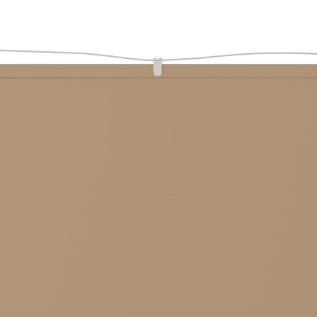 vidaXL Toldo vertical tela oxford gris taupé 60x360 cm