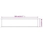 vidaXL Toldo vertical tela oxford gris taupé 60x360 cm vidaXL Toldo vertical tela oxford gris taupé 60x360 cm