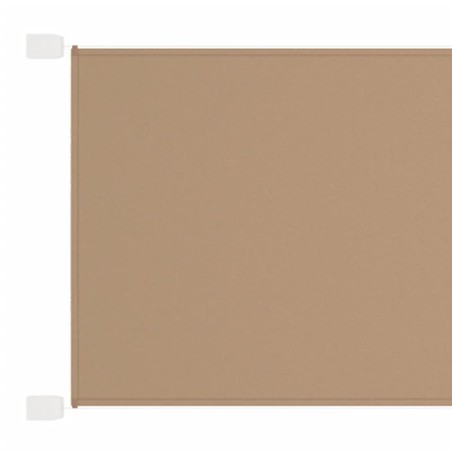 vidaXL Toldo vertical tela oxford gris taupé 100x420 cm