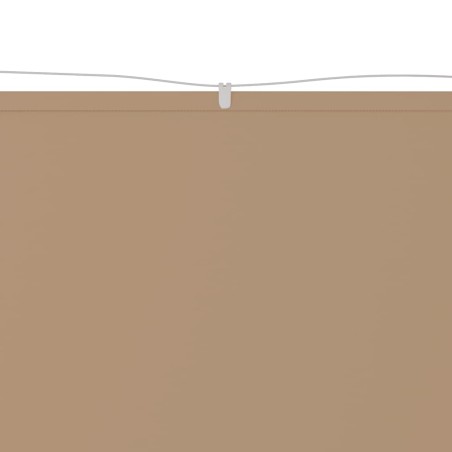 vidaXL Toldo vertical tela oxford gris taupé 100x420 cm