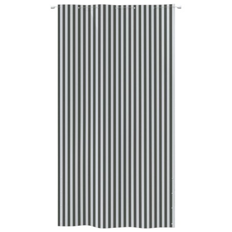 vidaXL Toldo para balcón tela oxford gris antracita blanco 140x240 cm
