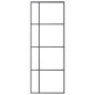 vidaXL Puerta corredera ESG vidrio y aluminio negra 76x205cm vidaXL Puerta corredera ESG vidrio y aluminio negra 76x205cm